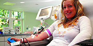 Spende Blut beim Roten Kreuz